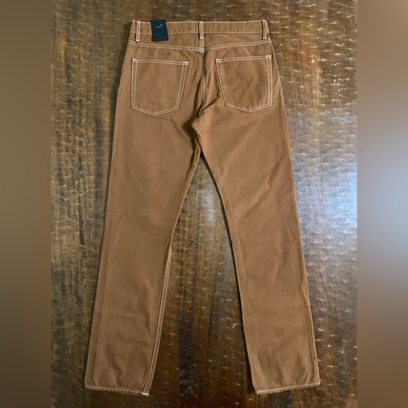 NWT Zara Man Men’s Size 31x Eathtone Color Textured Weave Trousers - Picture 14 of 14